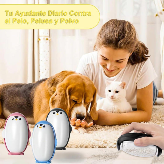 Rodillo Quita Pelos De Pinguino