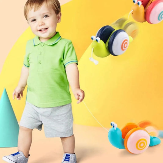 JUGUETE INTERACTIVO CARACOL CON LUCES LED